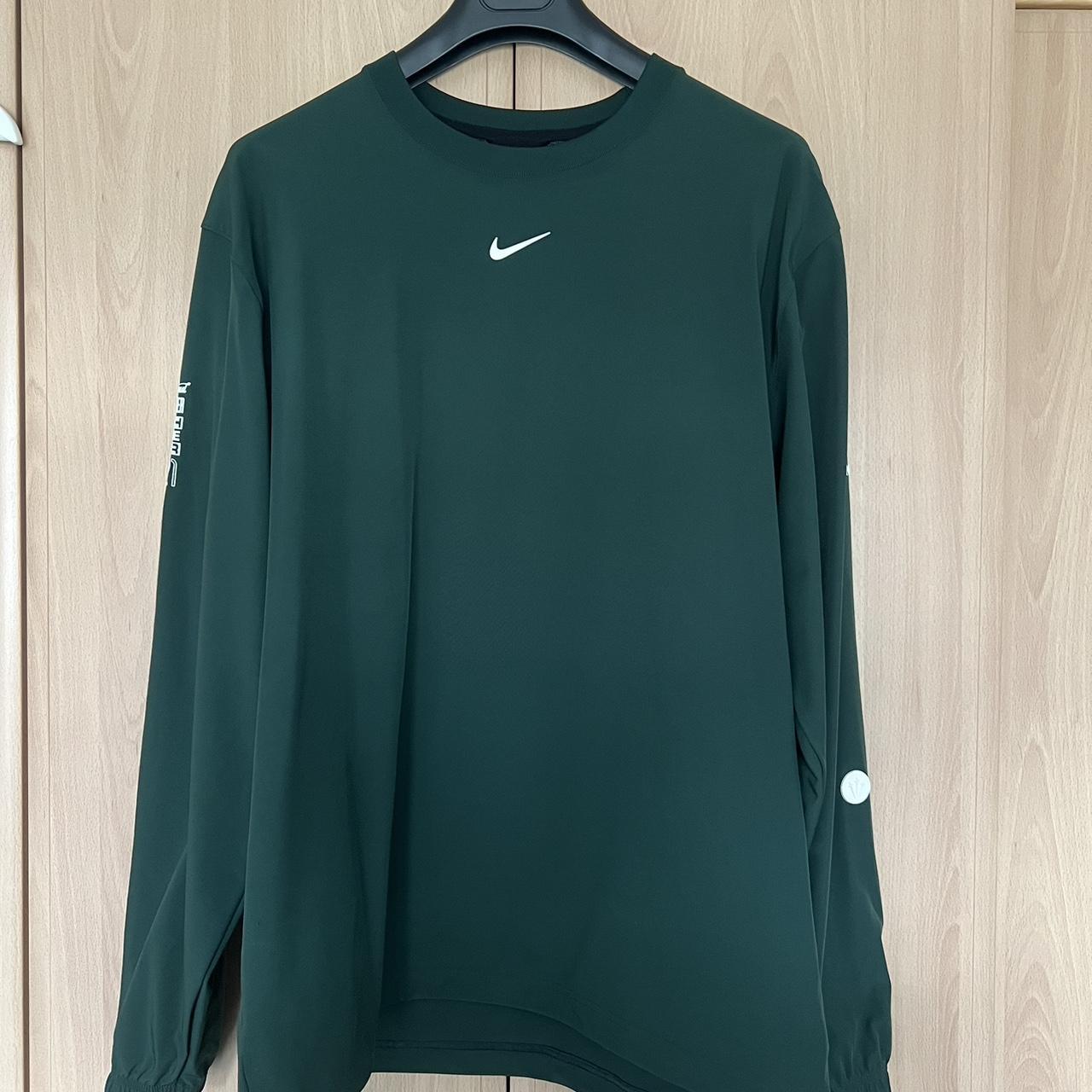 Nike x NOCTA Golf Long Sleeve Woven Crew Pro Green &... - Depop