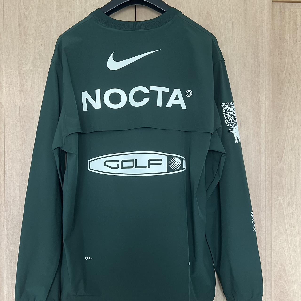 Nike x NOCTA Golf Long Sleeve Woven Crew Pro Green &... - Depop