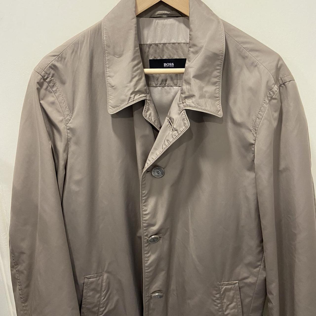 Mens Hugo boss trench coat great condition #trenchcoat - Depop