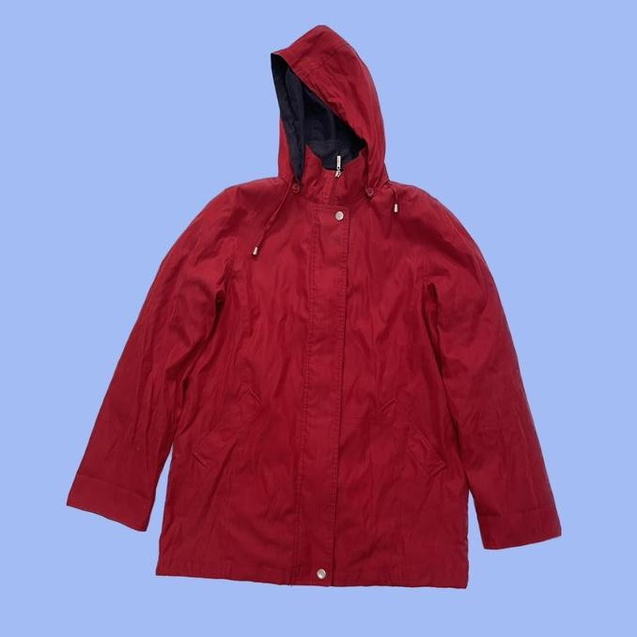 Liz claiborne raincoat with on sale hood