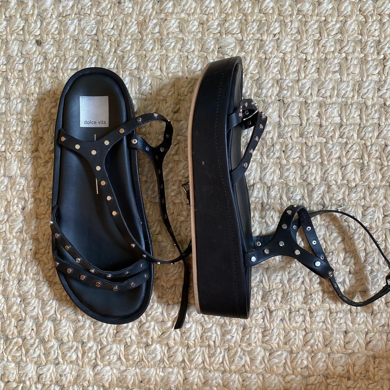 dolce vita studded slides