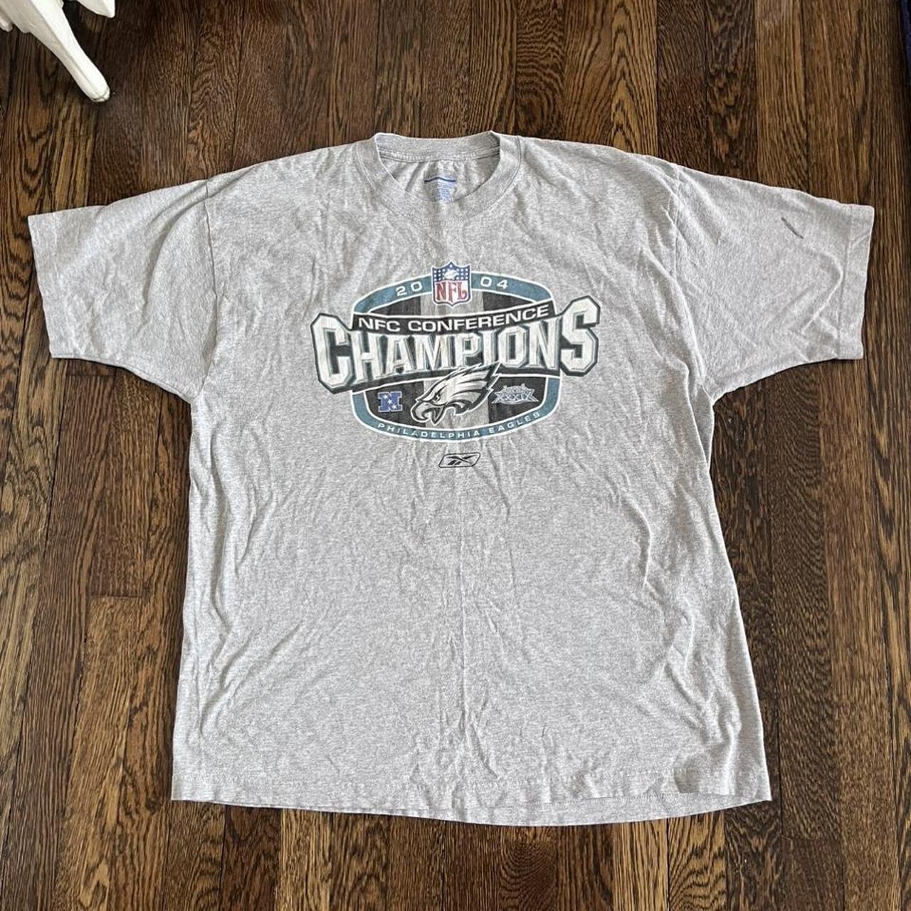 PHILADELPHIA EAGLES VINTAGE 2004 NFC CHAMPIONSHIP REEBOK T-SHIRT