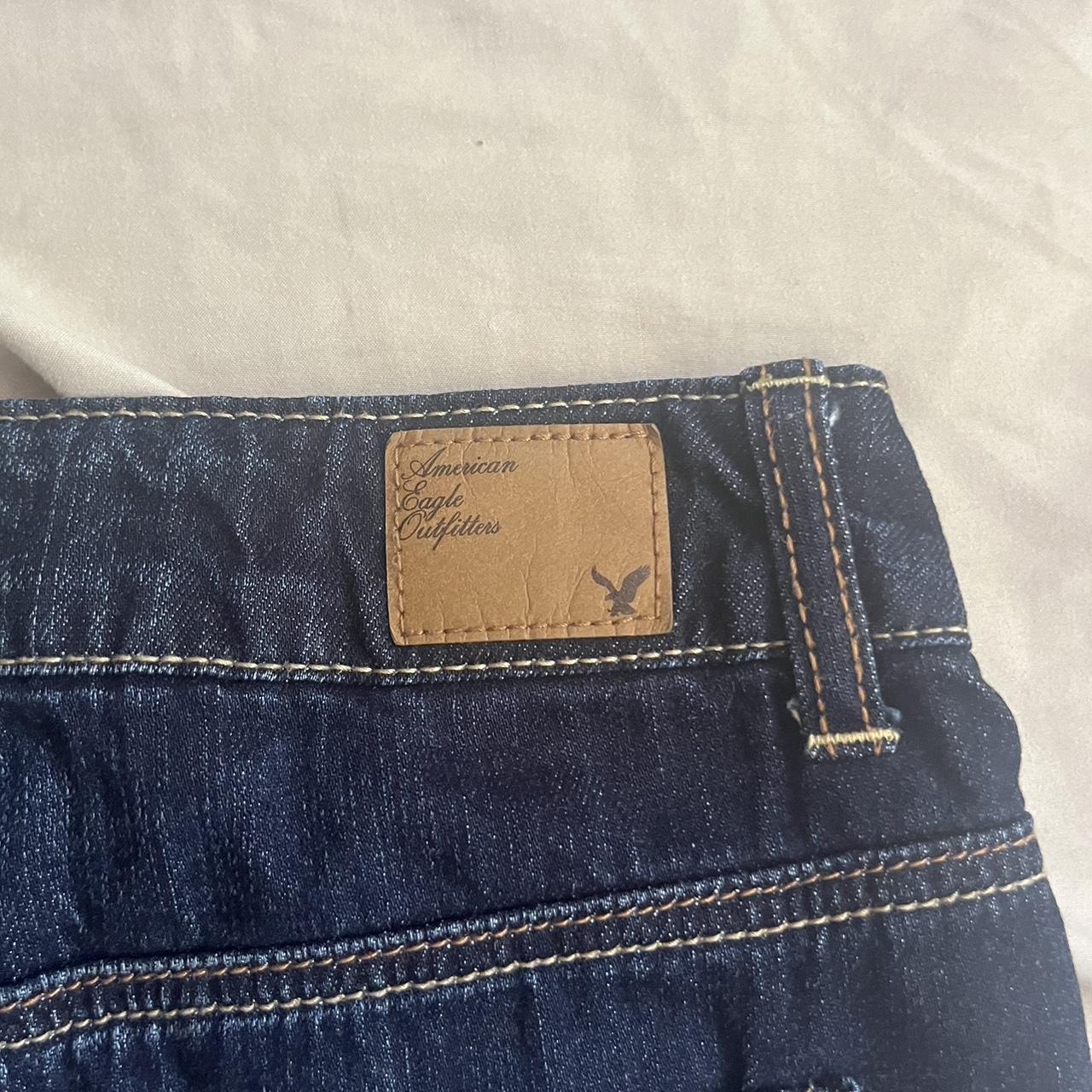 vintage american eagle mini denim skirt super cute... Depop