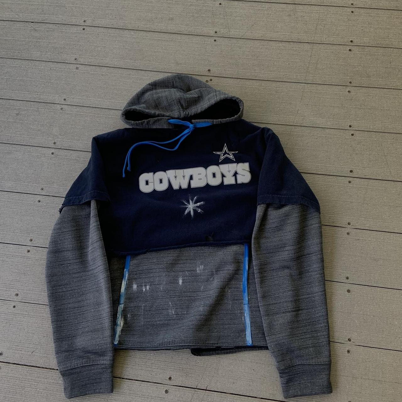 authentic dallas cowboys hoodie brand new! size - Depop