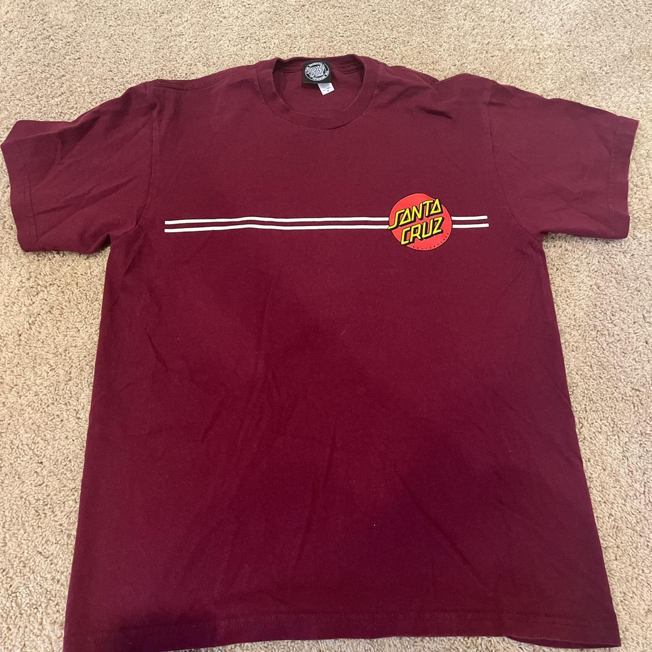 maroon santa cruz shirt