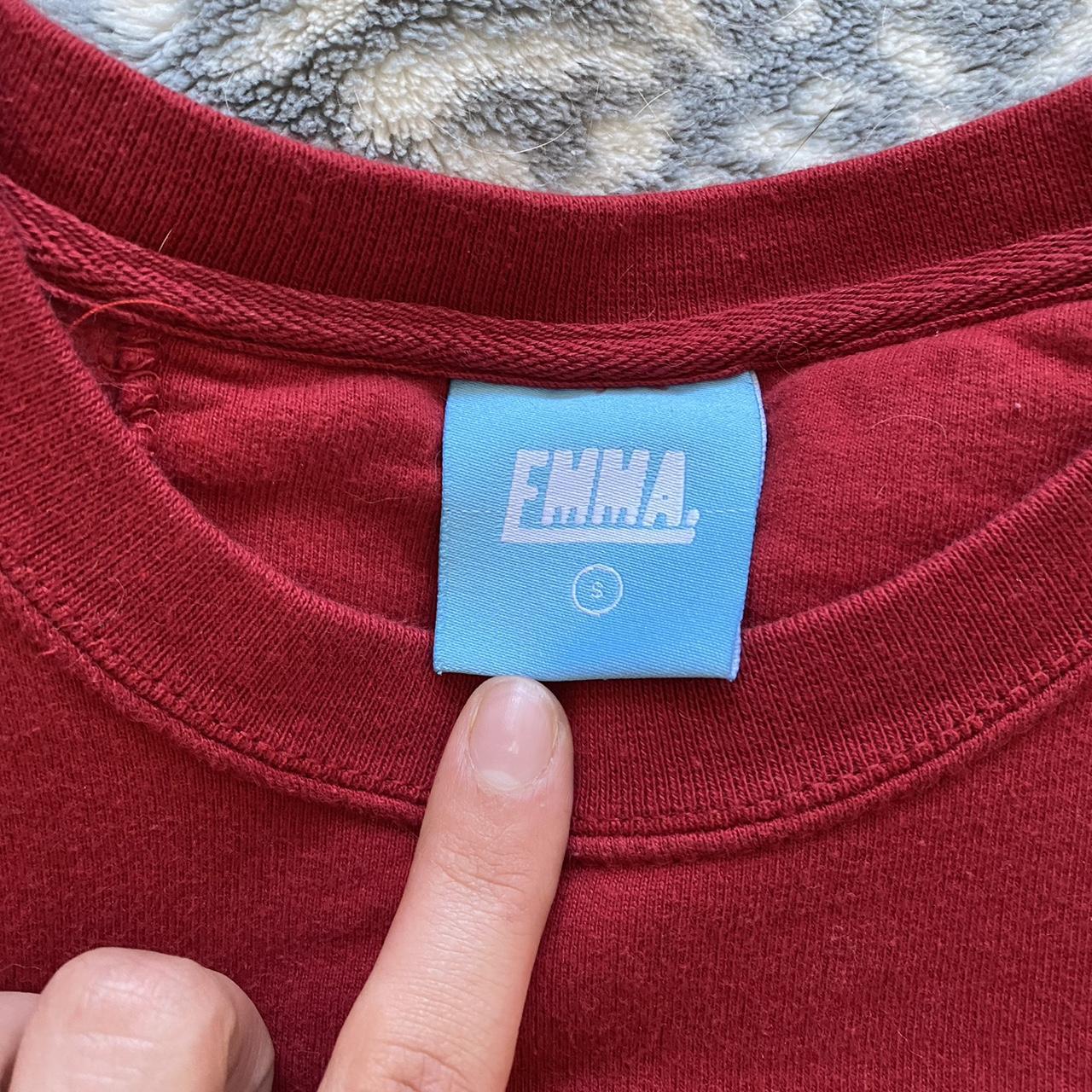red emma chamberlain crew neck worn a few times, no... Depop