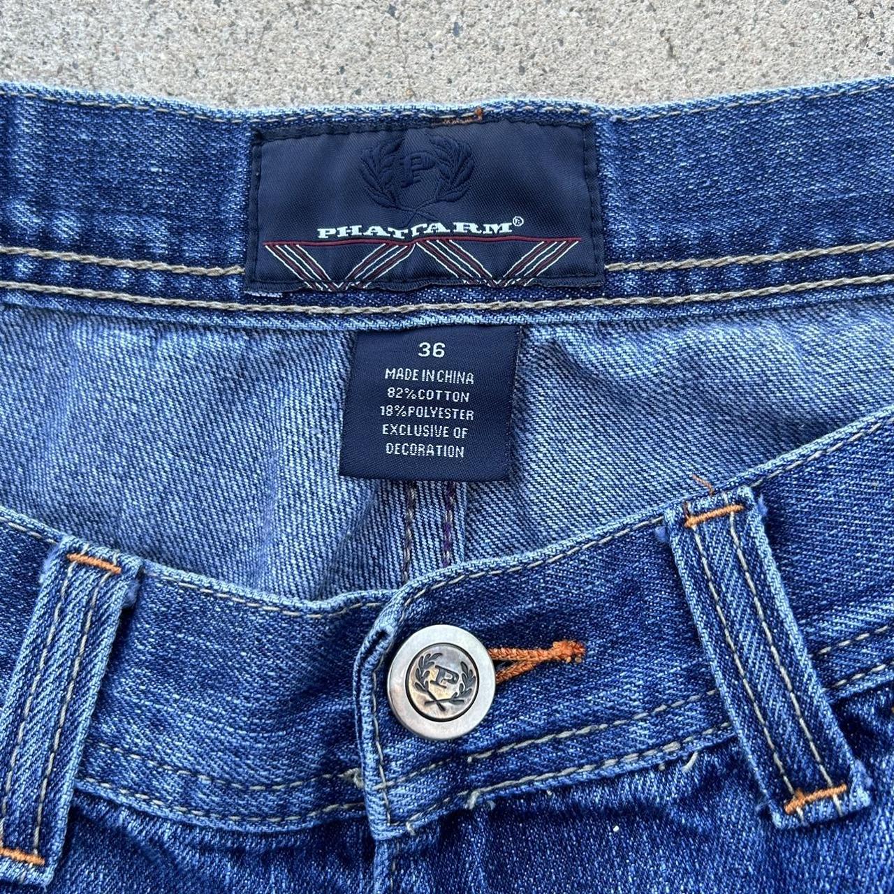 Men's Orange and Blue Shorts Depop