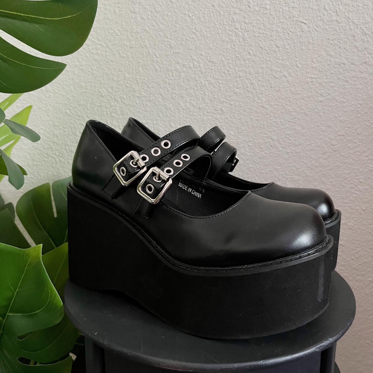 Platform Wedge Mary Janes Unbranded NWOT Size: 39... - Depop