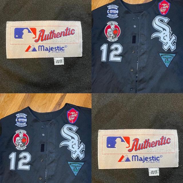 Chicago White Sox Jersey (custom with patches) [size - Depop