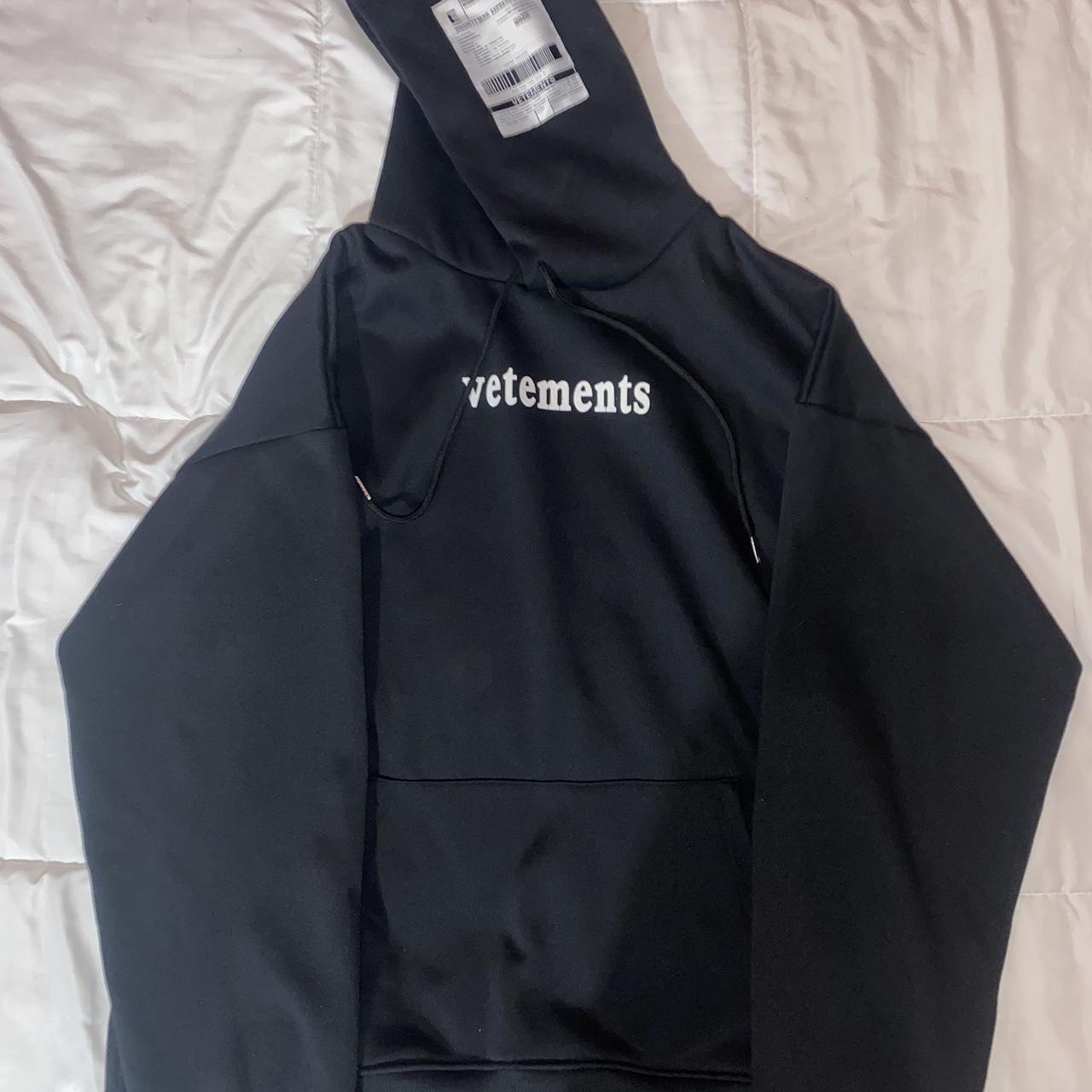 Vetements shipping label hoodie Clearance