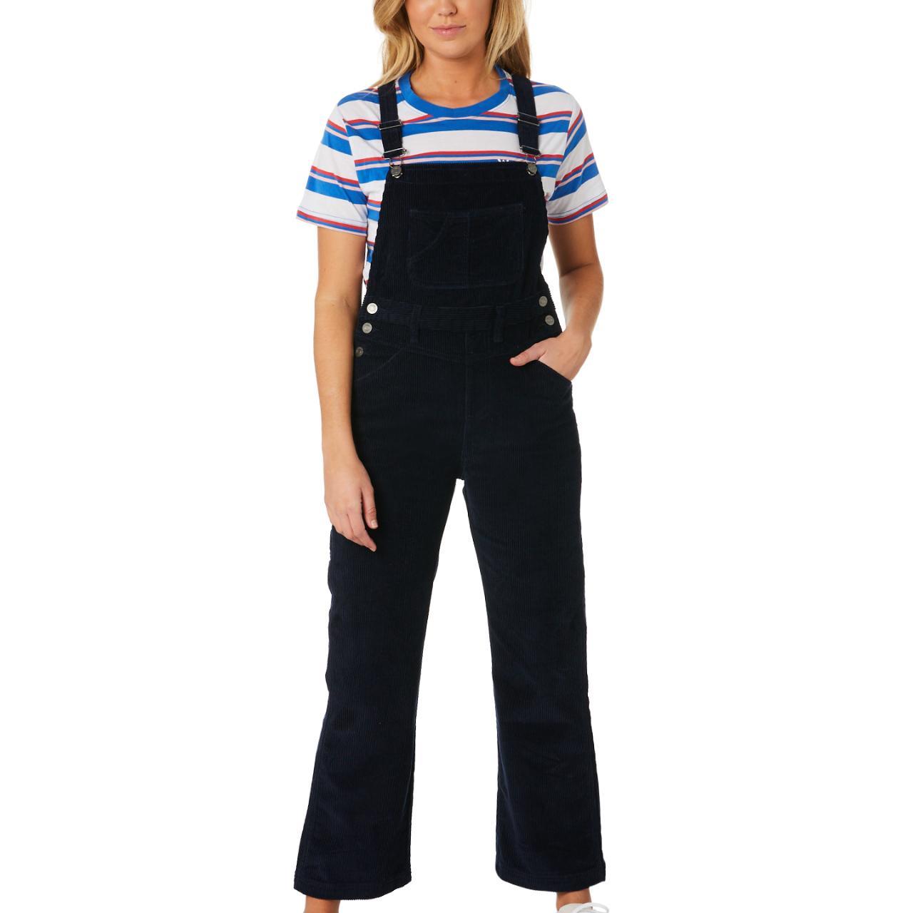 Women's Navy Dungareesoveralls Depop