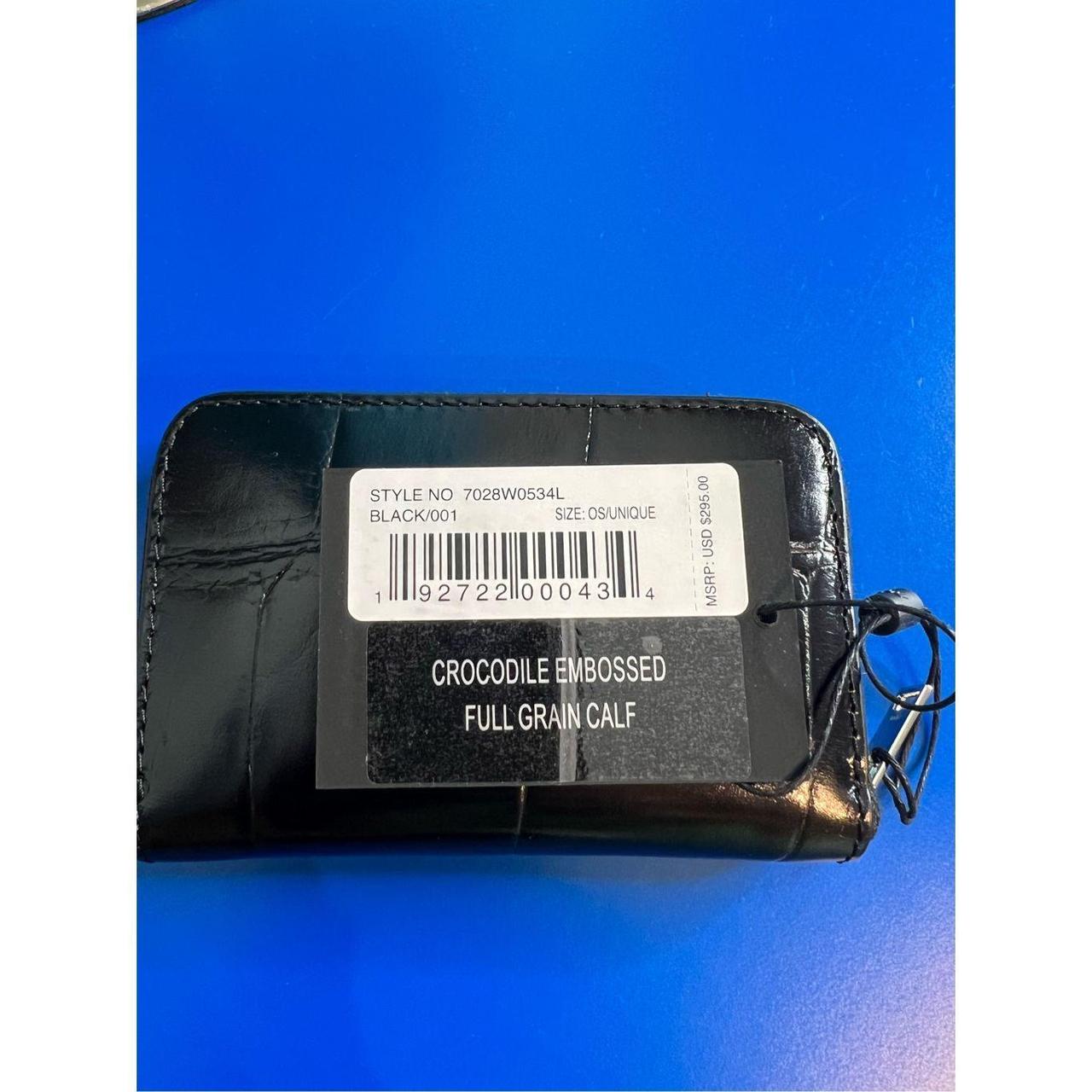 $295 NWT Alexander Wang Black Croc Dime Compact... - Depop