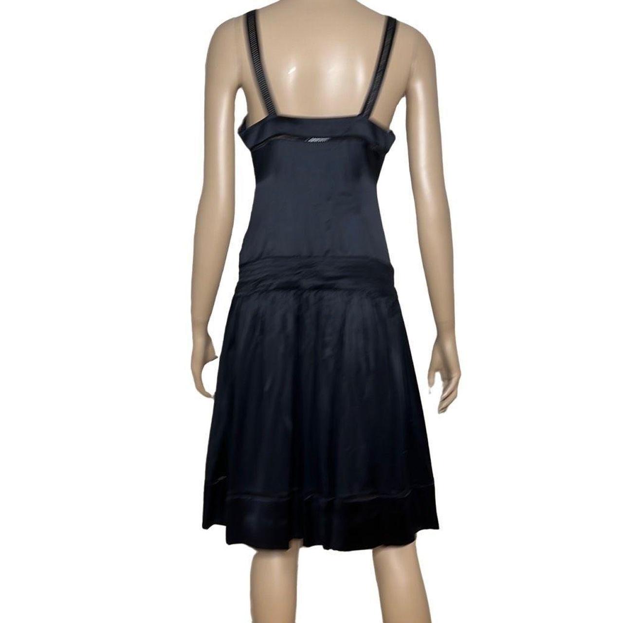 NWT Tufi Duek black outlet silk dress