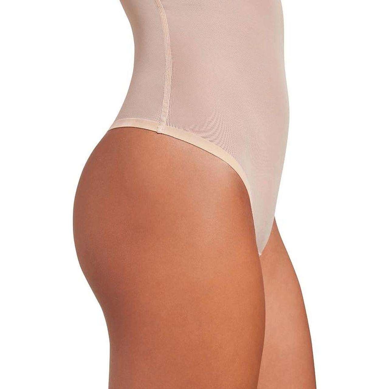 Wolford Tulle Forming Underbust Shaper Thong Bodysuit