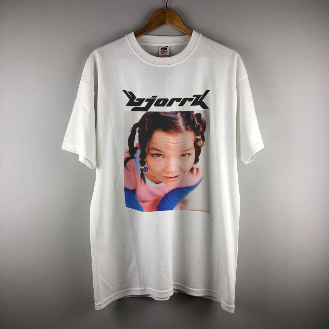 bjork t shirt T Shirt (U.S Size) Sizes : S M L... - Depop