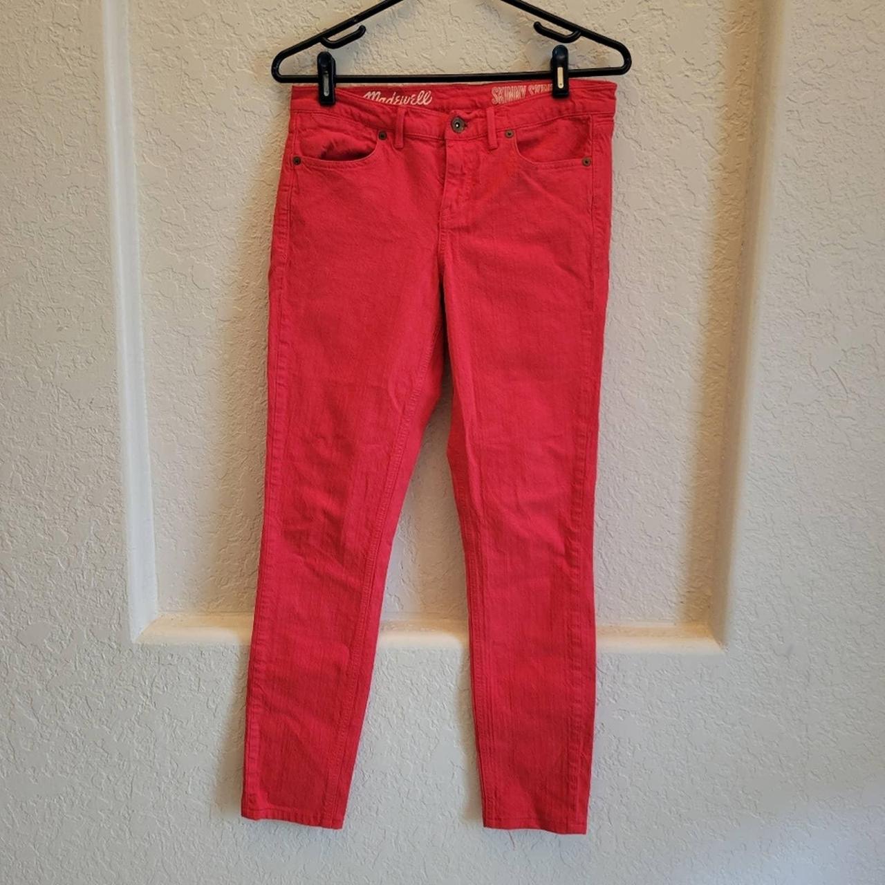 Madewell store red jeans