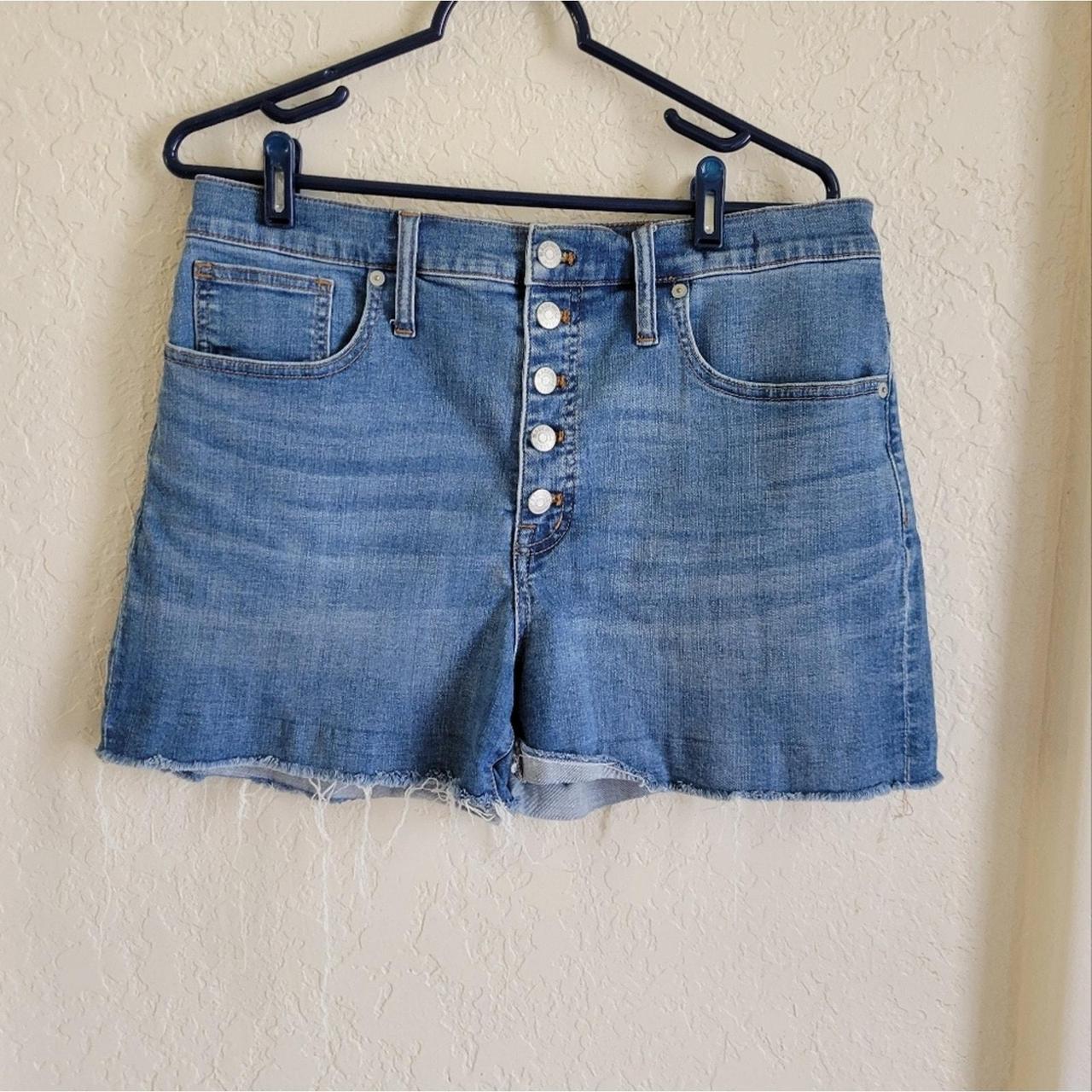 Madewell button front shorts online