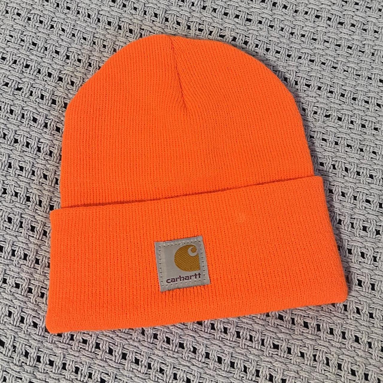 Carhartt Women's Orange Hat Depop