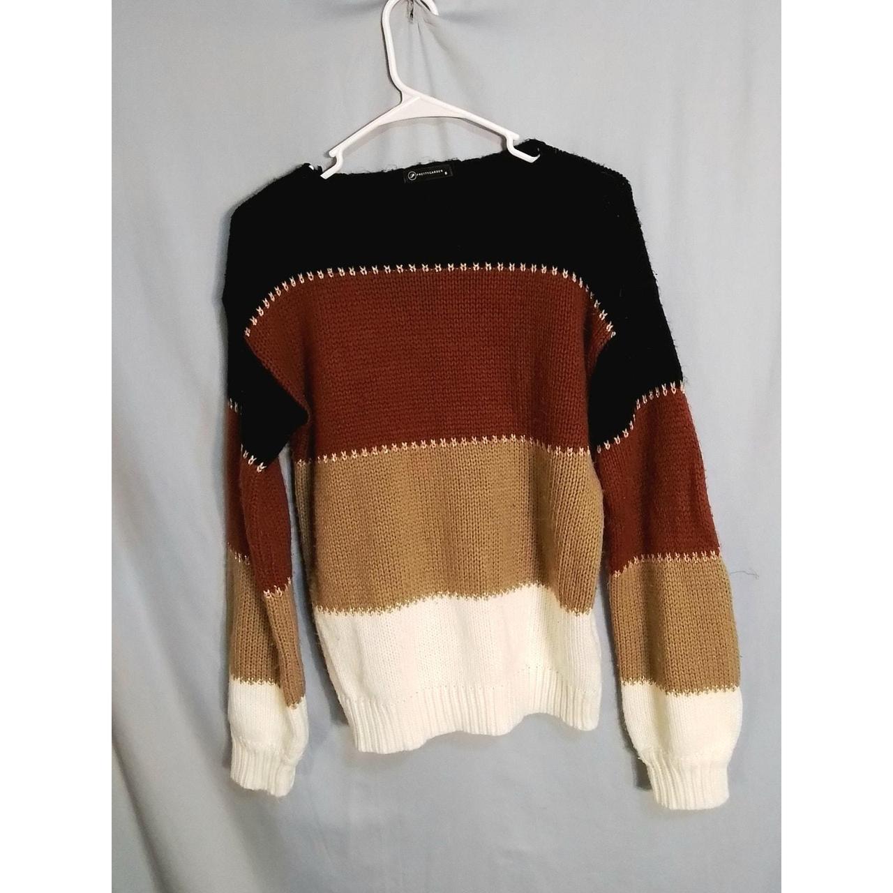 Source Unknown Women's Sweater - Brown/Multi - S … - image 3