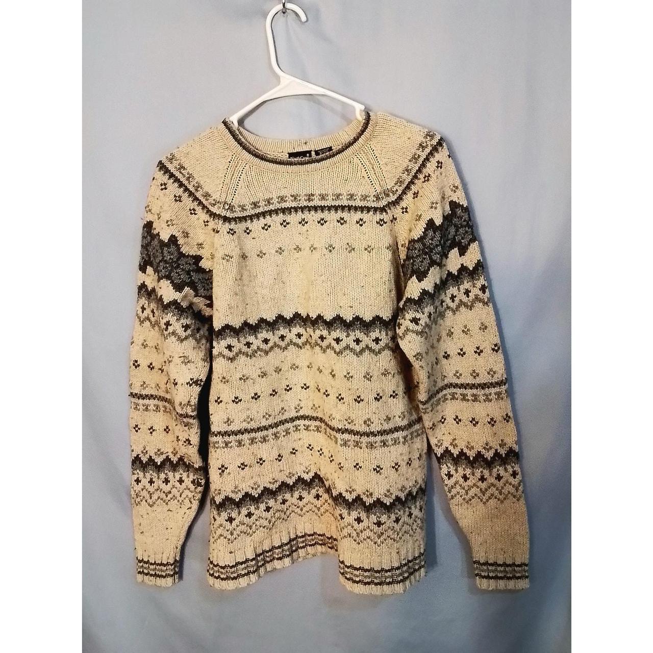 Source Unknown Men's Sweater - Cream/Grey - M – N… - image 3