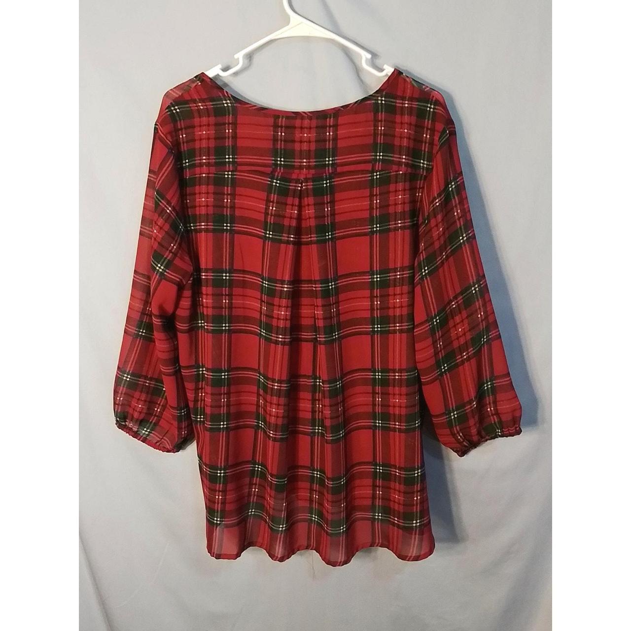 Source Unknown Women's Blouse - Red - XL – North … - image 5