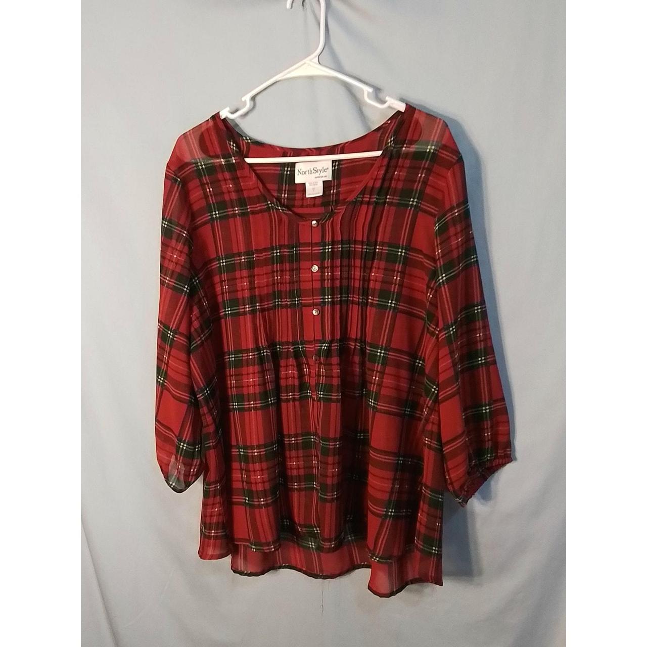 Source Unknown Women's Blouse - Red - XL – North … - image 3
