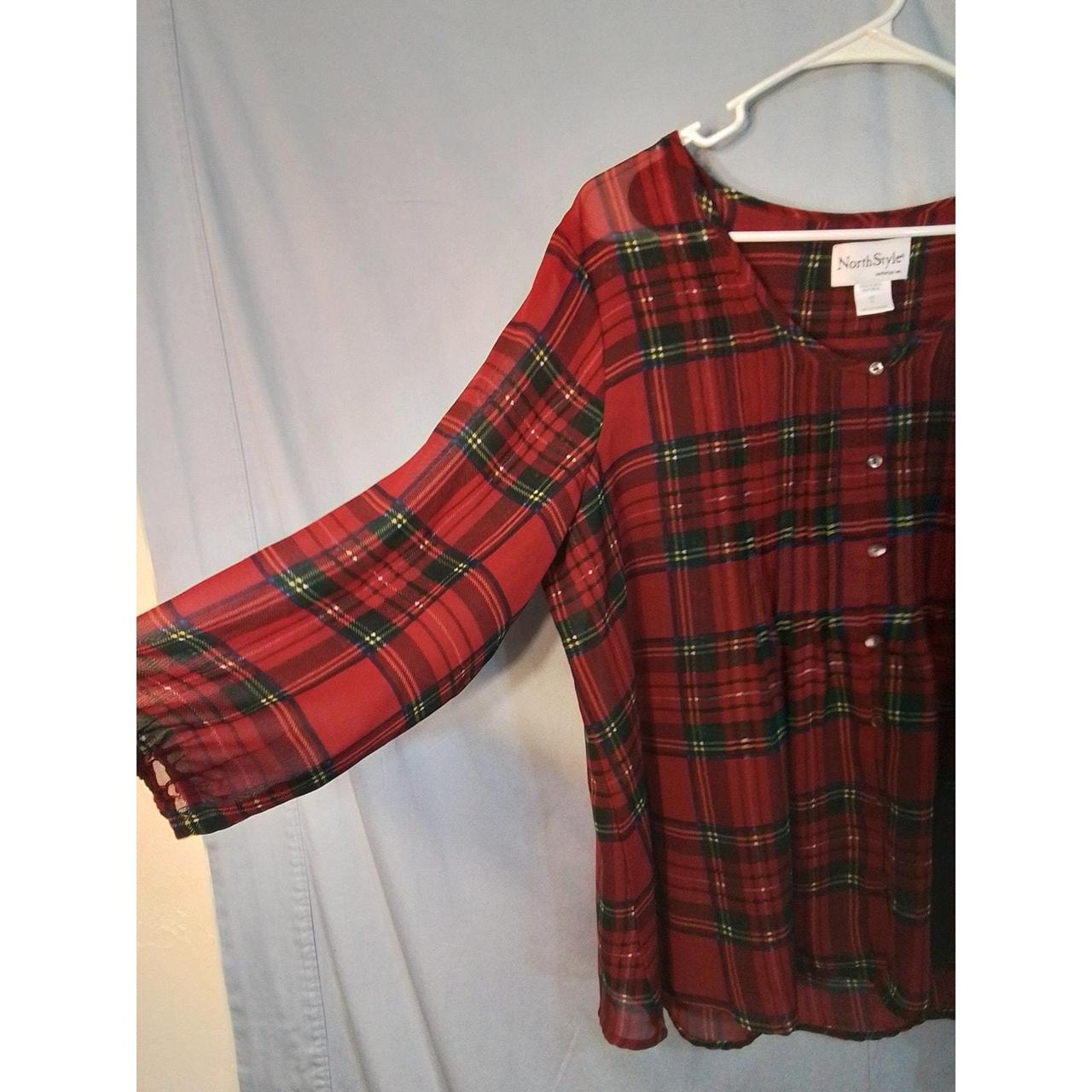 Source Unknown Women's Blouse - Red - XL – North … - image 4