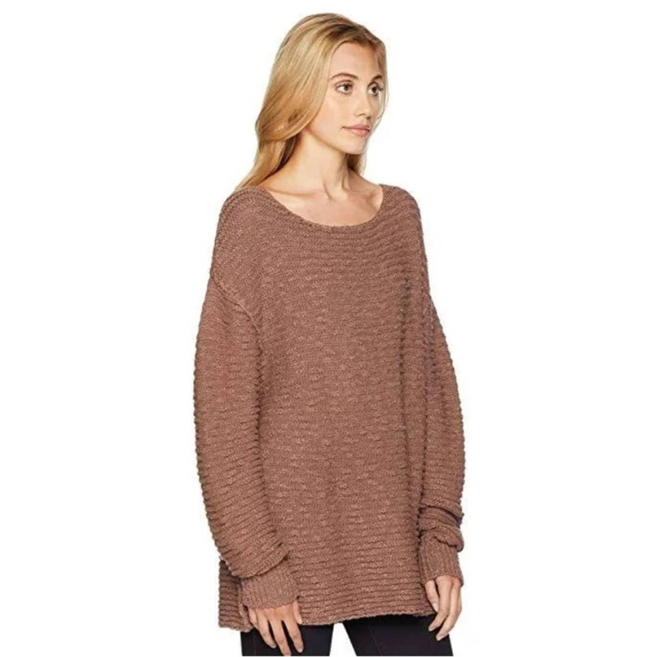 Free People Menace Solid Tunic Sweater size S color Depop