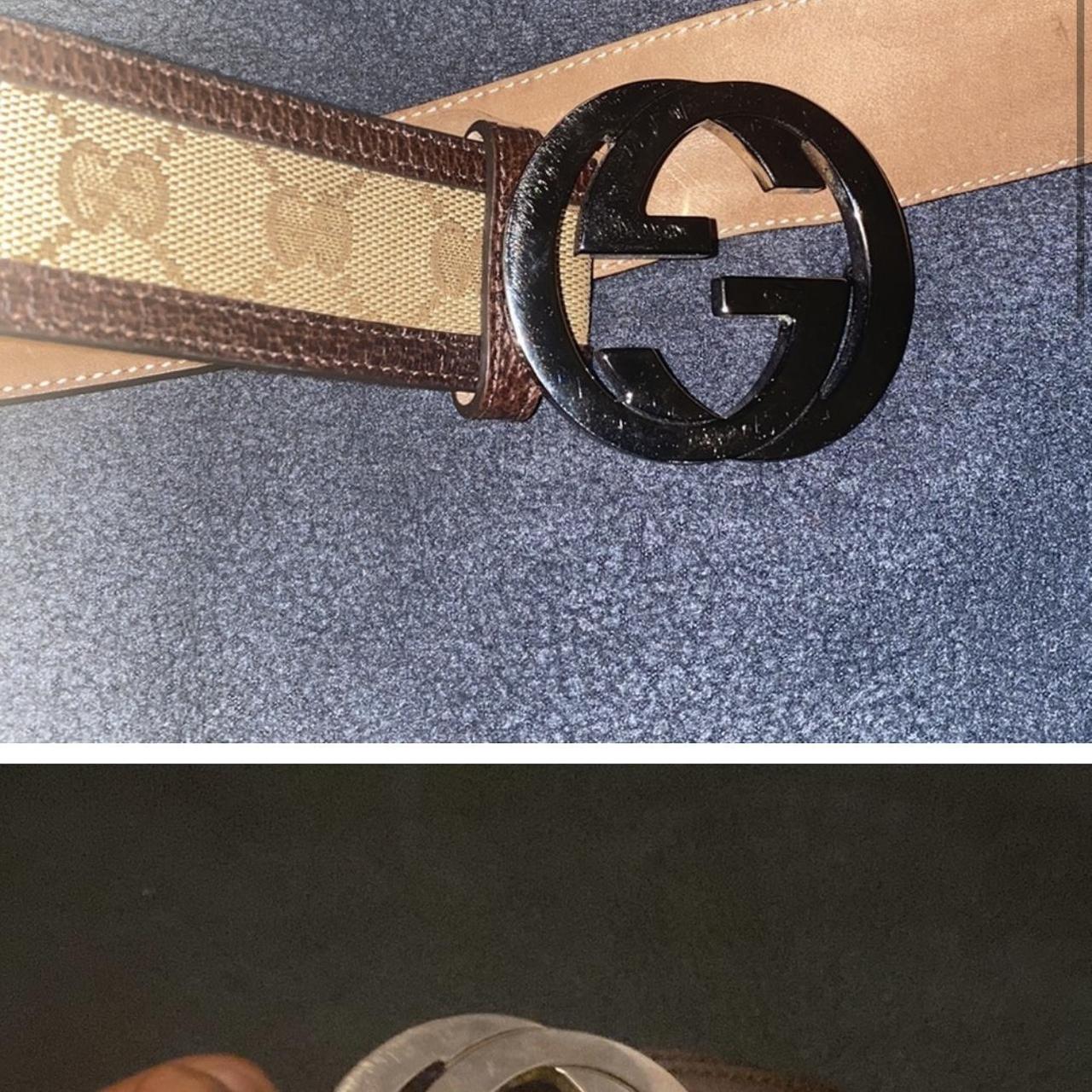 mens gucci belt used