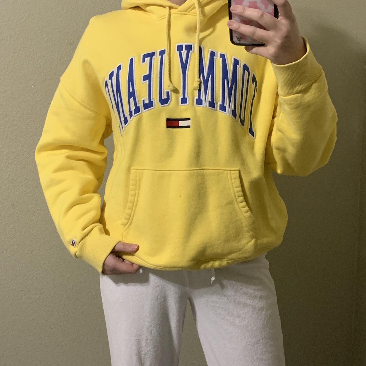 Tommy jeans yellow store hoodie