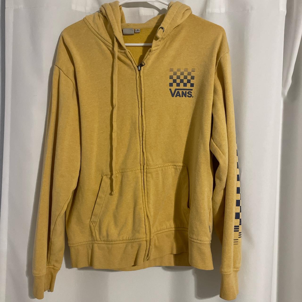 Yellow vans hoodie discount womens