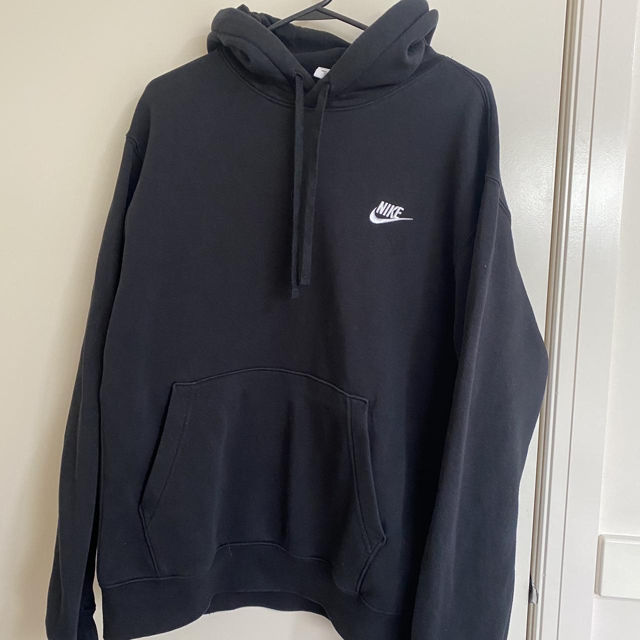 Men’s Black Nike Hoodie Size Medium Depop