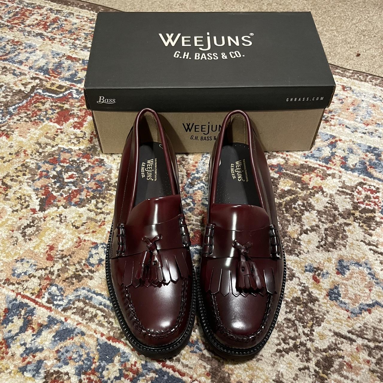 Bass on sale weejuns burgundy