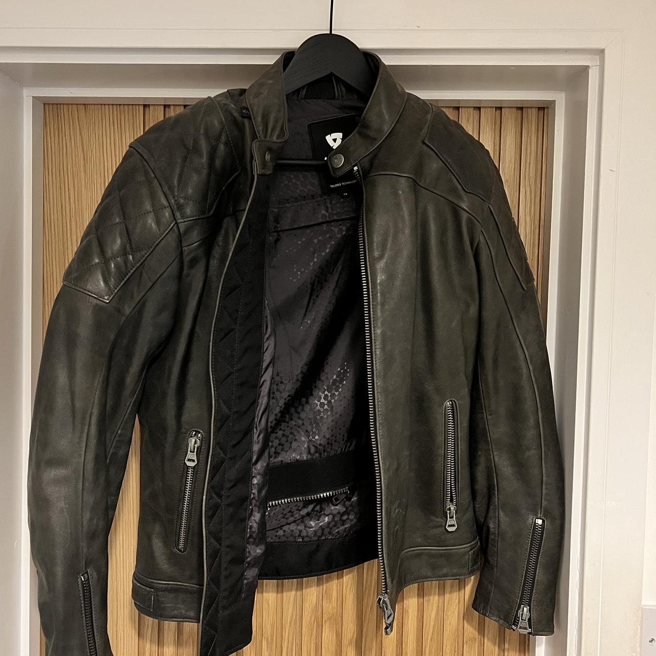 Rev'it! Cordite Leather Jacket Black size 48.... - Depop