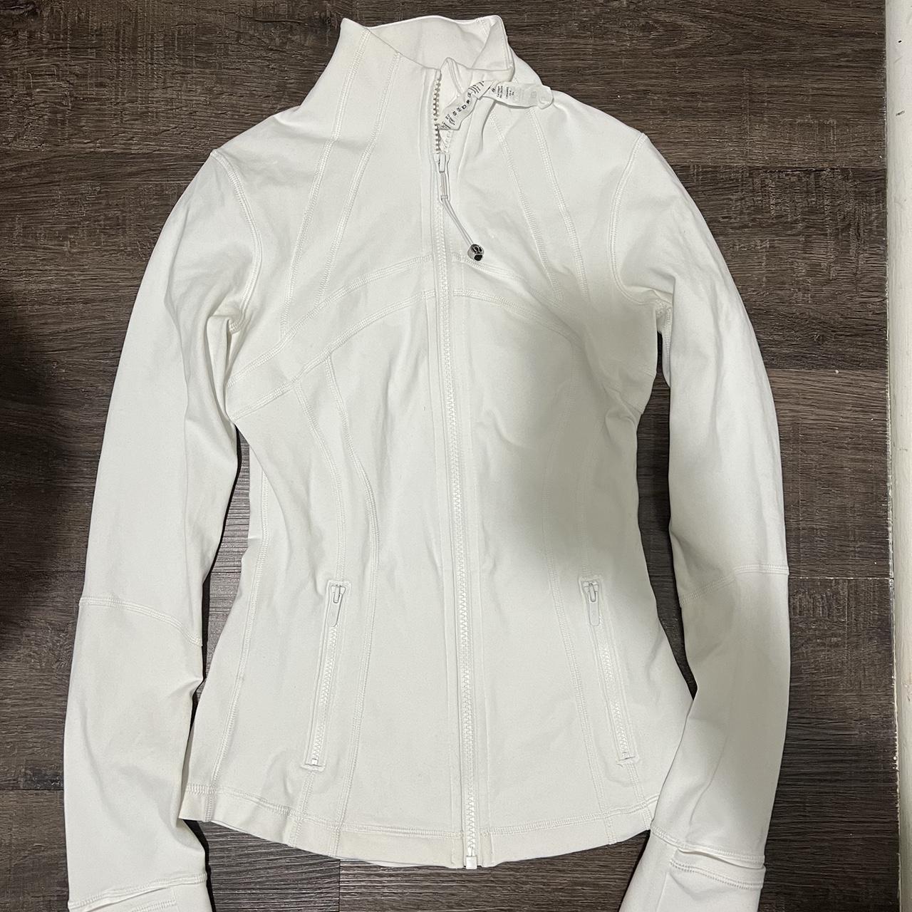 White Lululemon Luon Define Jacket (NWT & NWOT) I... - Depop