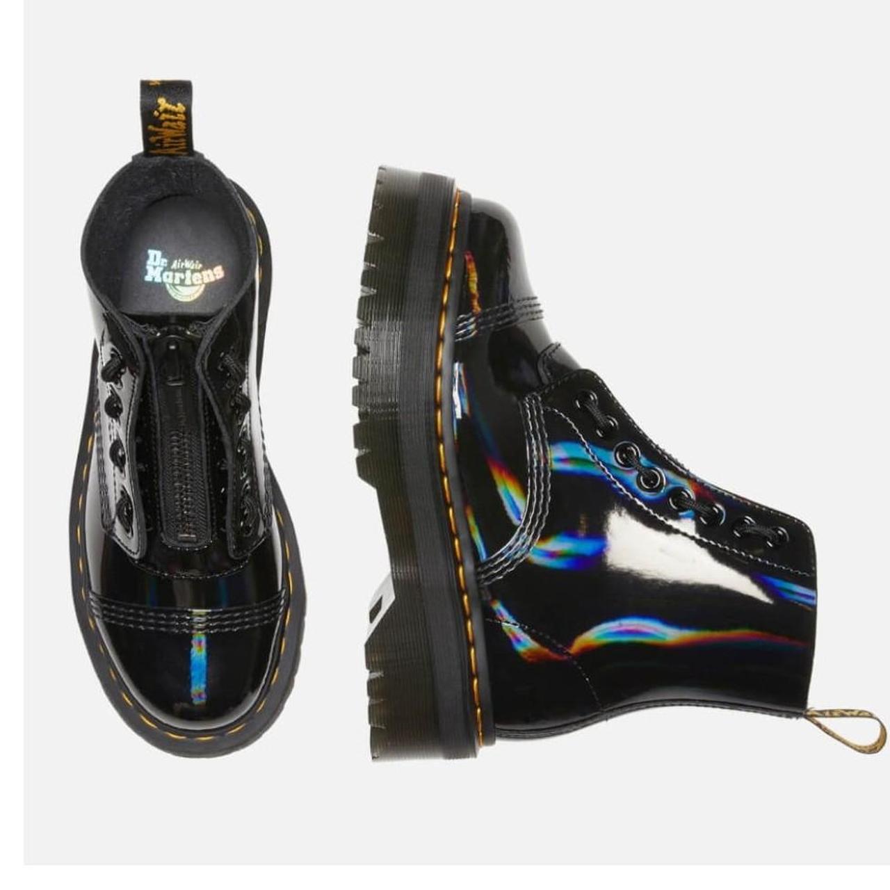 Dr martens sale black rainbow