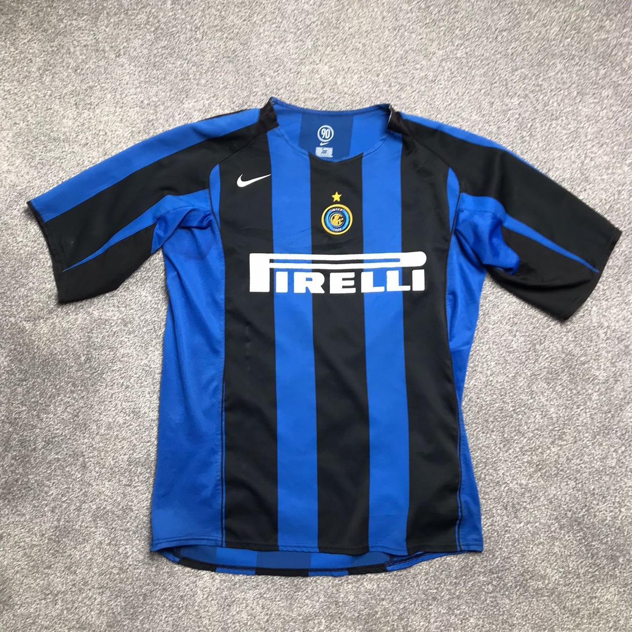 INTER MILAN FOOTBALL SHIRT Used but in good... Depop