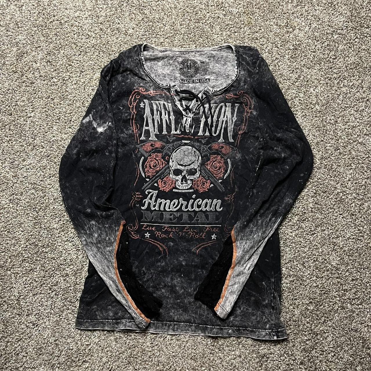 affliction long sleeve shirts