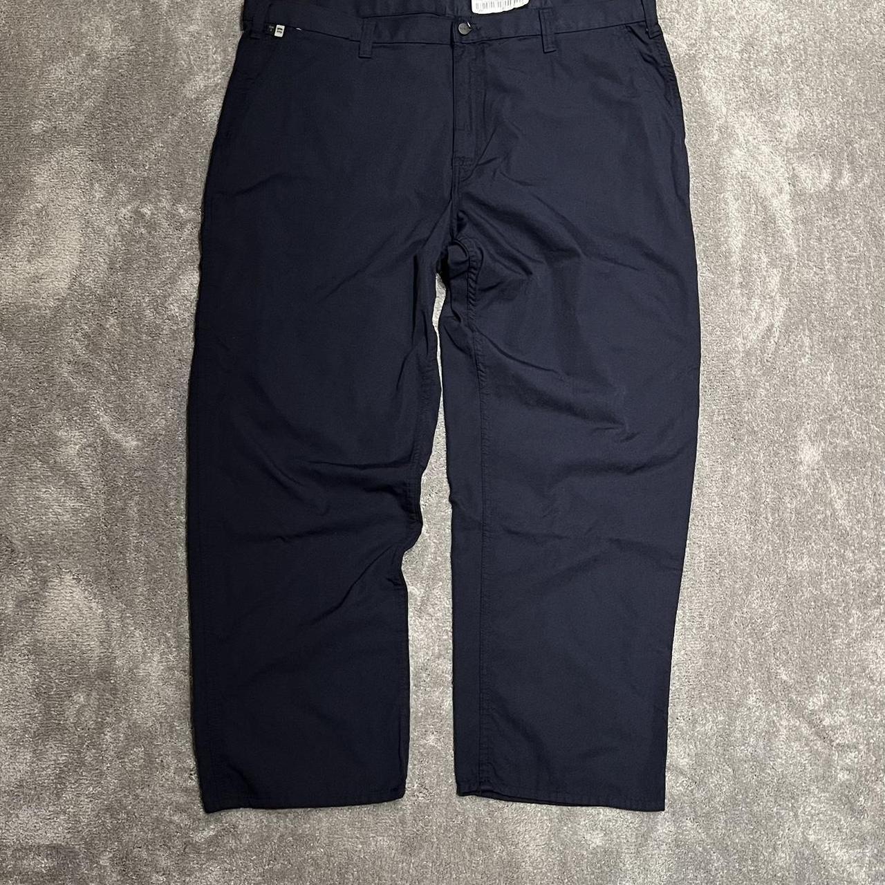 workpants carhartt blue • Price: 59 € • Size: W44... - Depop