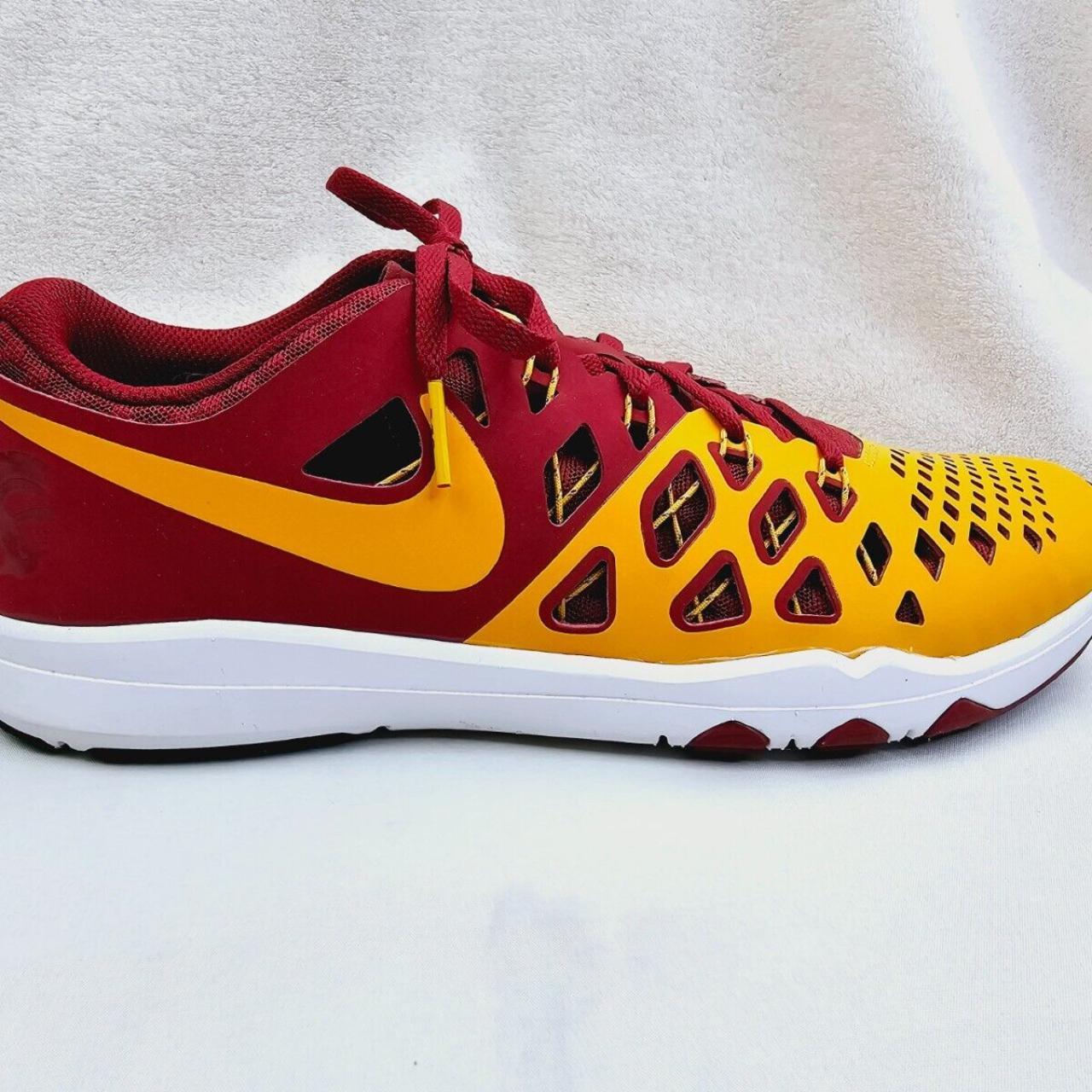 Red and gold trainers online