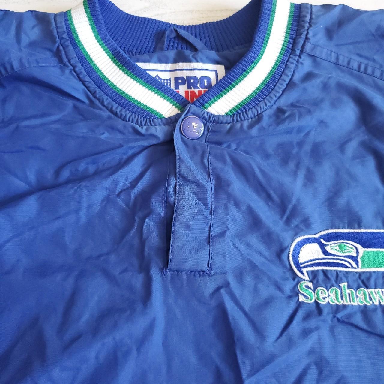 Vintage Seattle Seahawks Starter jacket. Jacket is - Depop