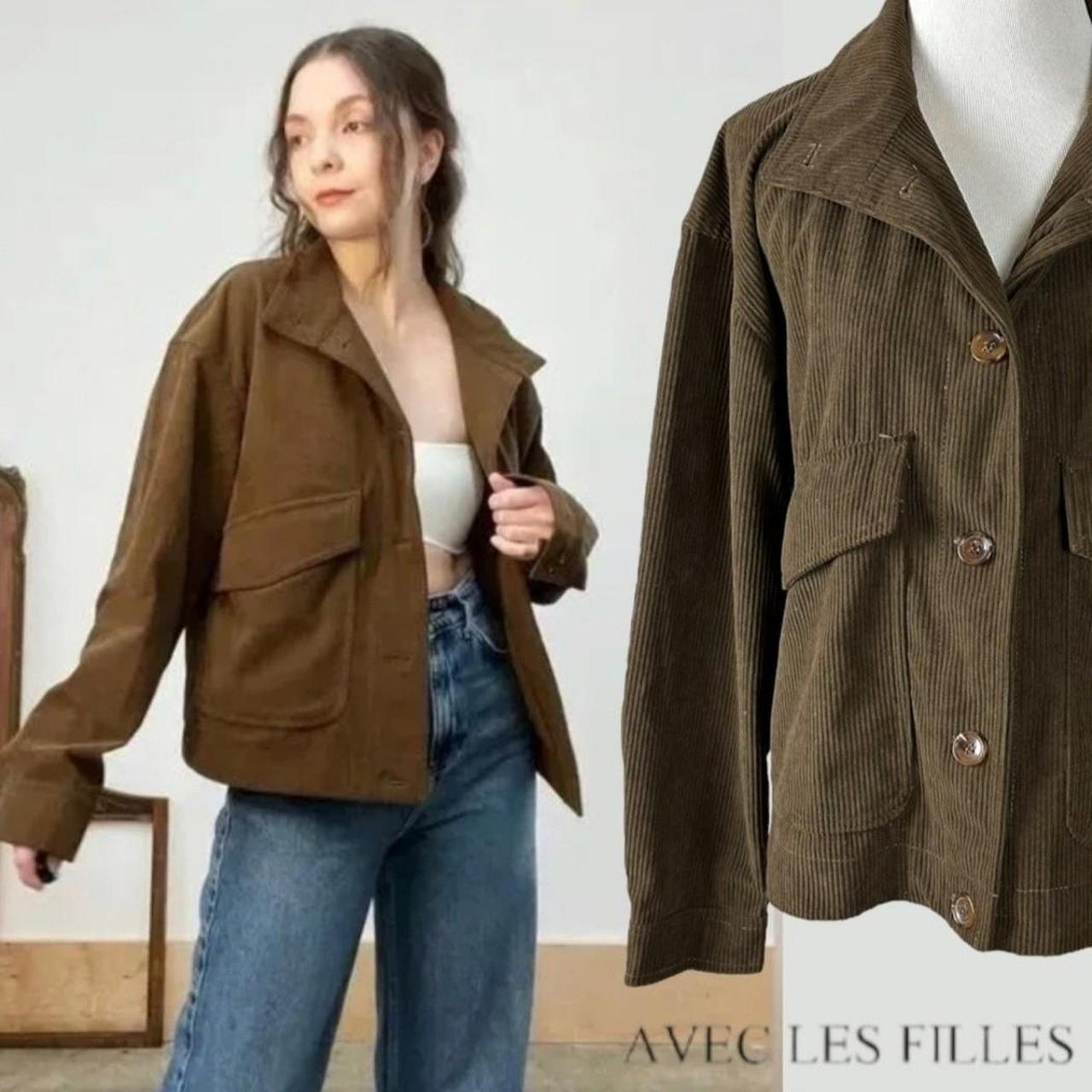 Avec les filles deals corduroy jacket