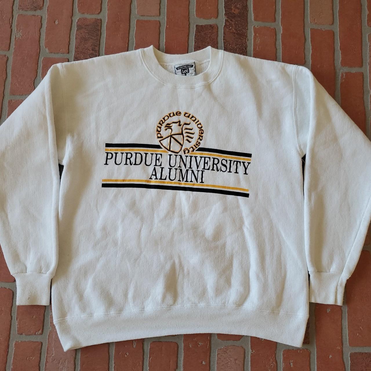Vintage 90s Purdue University Alumni Sweatshirt... - Depop