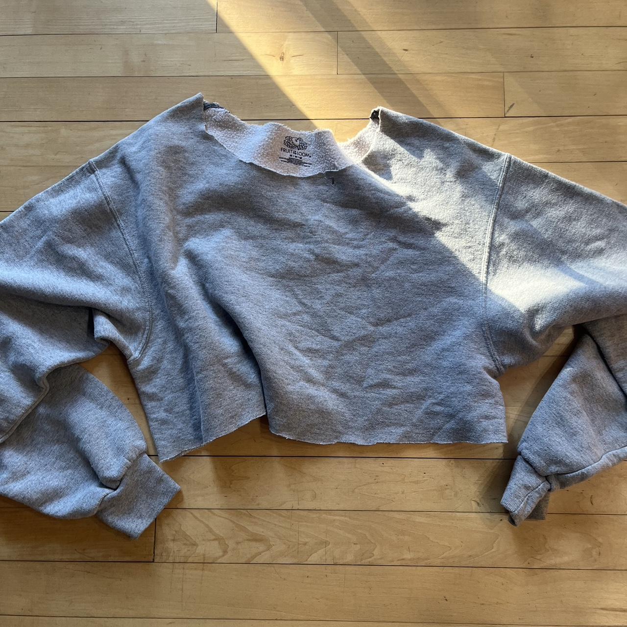 Fruit of the loom grey online sweatshirt