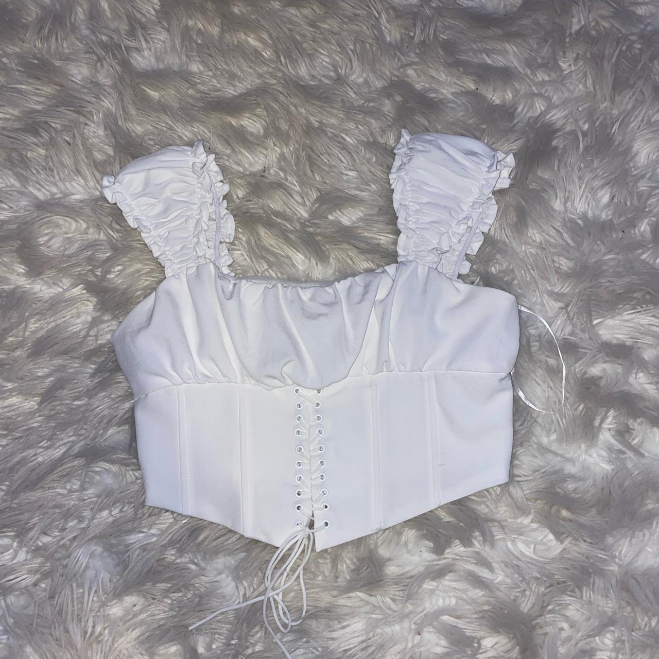 Pacsun Kendall + Kylie lace bustier corset top NEW - Depop
