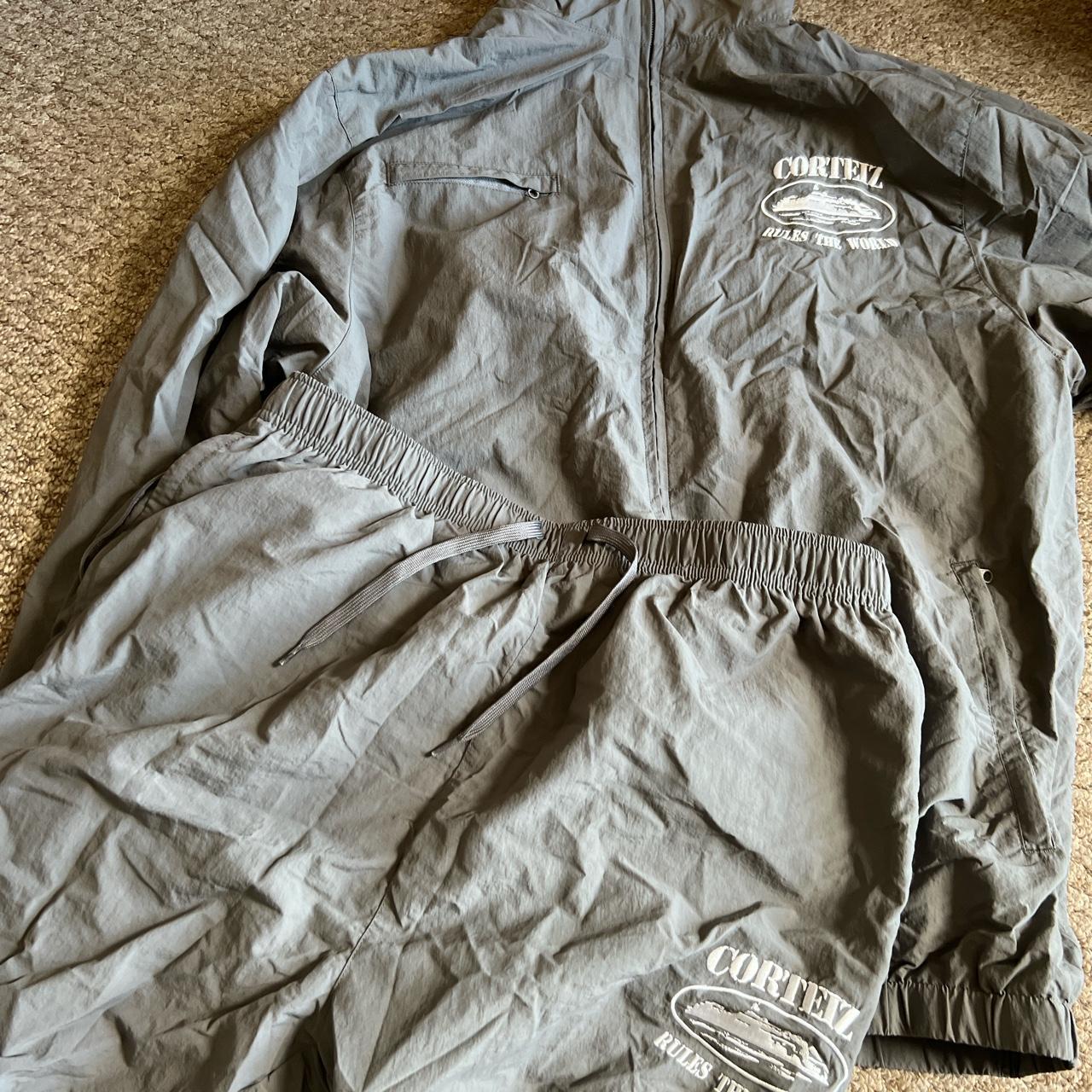 Chaqueta Corteiz Onix Shukushuku Grises Multicolor En Chaqueta Con