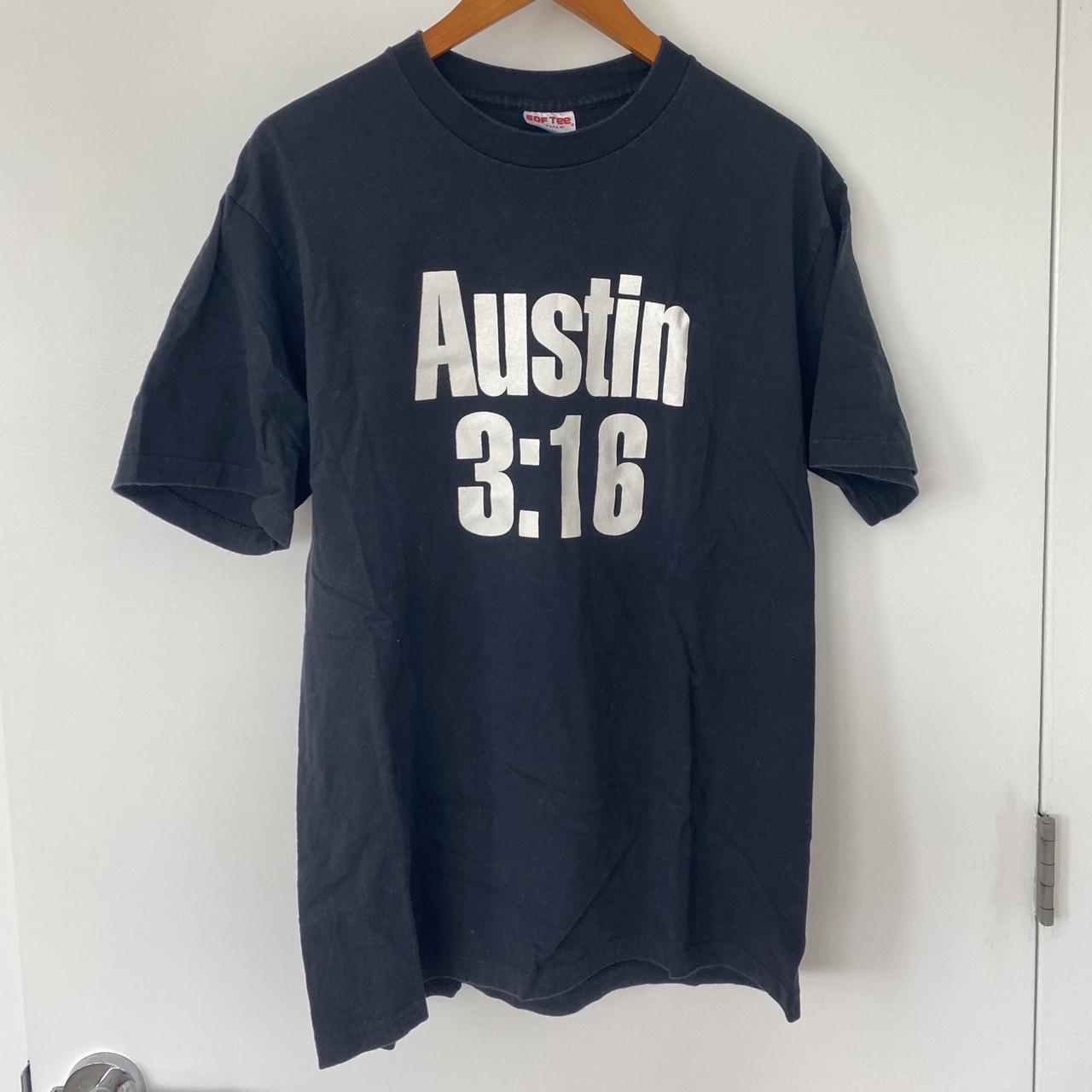 Vintage 90s Stone Cold Steve Austin Austin 3:16... - Depop