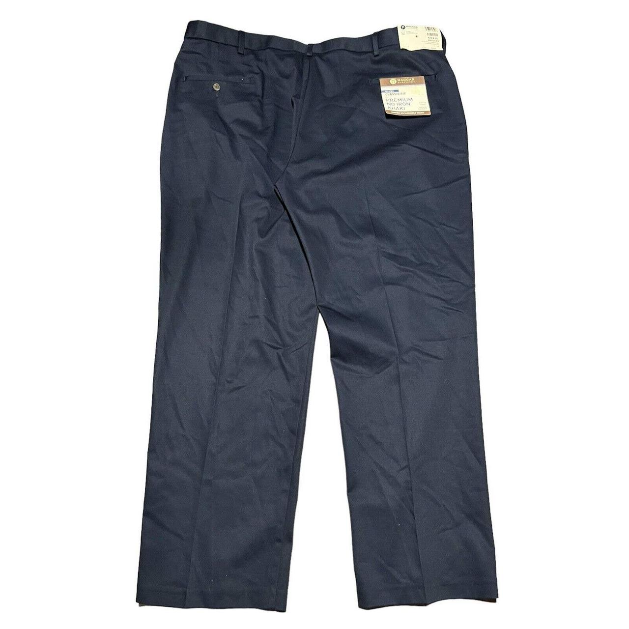 Haggar Men's Blue Trousers (3)