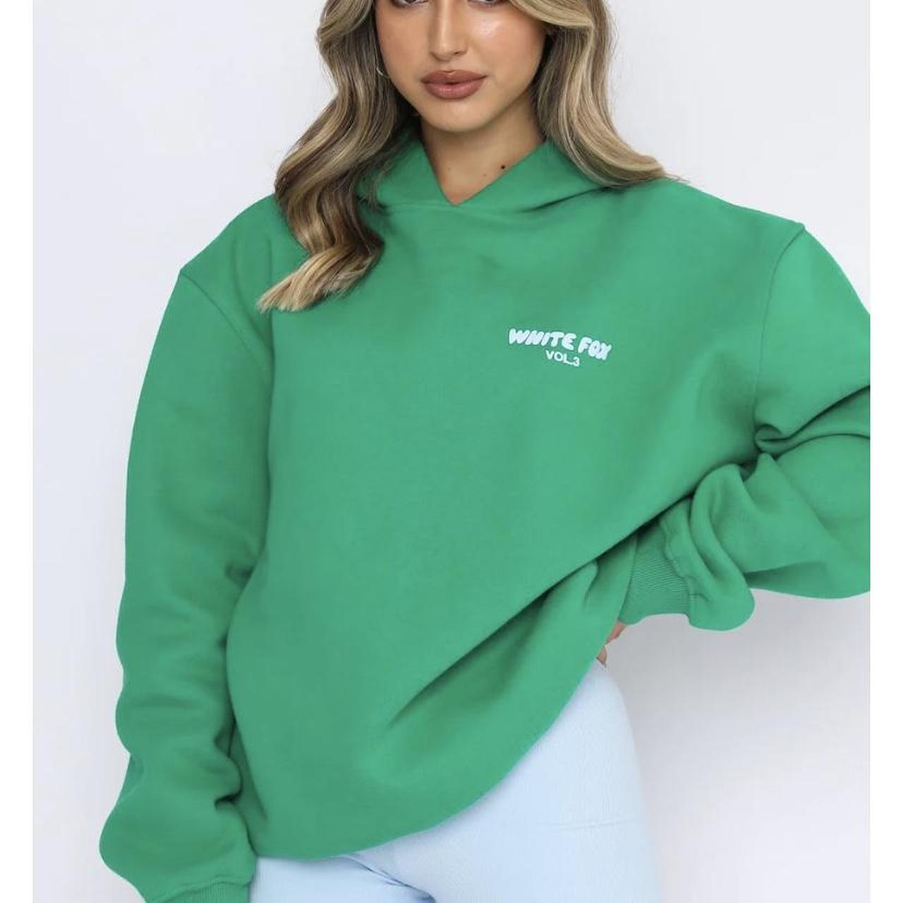 Women's Green Hoodie Depop