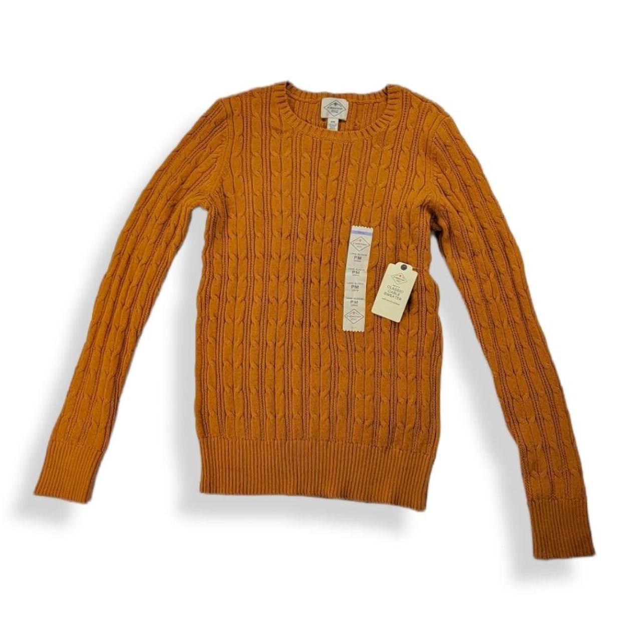 St john's bay cable knit clearance sweater